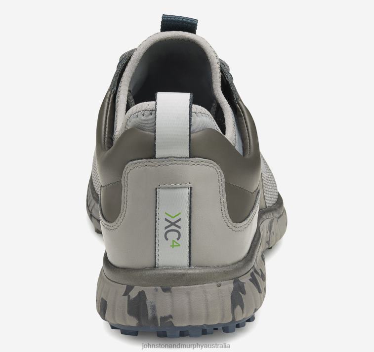 Shoes Gray Knit XB6RX122 Johnston & Murphy Men XC4 H2-Sport Hybrid Knit U-Throat - Image 3
