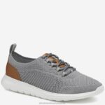 Shoes Gray Knit XB6RX1333 Johnston & Murphy Boy Big Kid Amherst Knit U-Throat