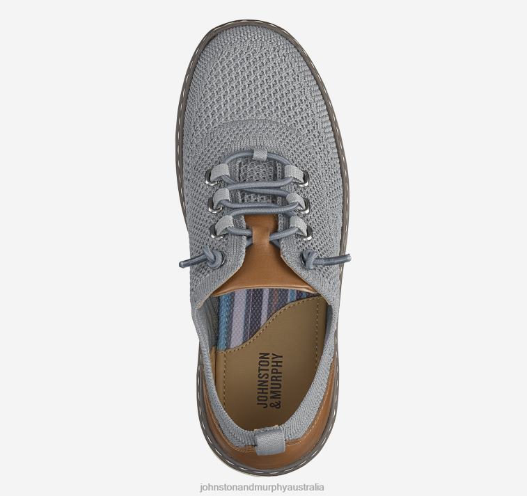 Shoes Gray Knit XB6RX1344 Johnston & Murphy Boy Little Kid McGuffey Knit U-Throat - Image 2