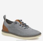 Shoes Gray Knit XB6RX1344 Johnston & Murphy Boy Little Kid McGuffey Knit U-Throat