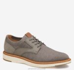 Shoes Gray Knit XB6RX161 Johnston & Murphy Men Upton Knit Plain Toe