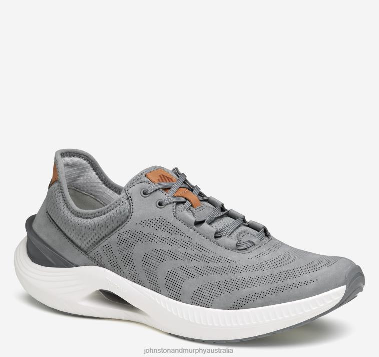 shoes_gray_nubuck_xb6rx126_johnston_murphy_men_rt1_luxe.jpg Shoes Gray Nubuck XB6RX126 Johnston & Murphy Men RT1-Luxe - Image 1