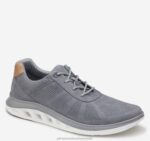 Shoes Gray Nubuck XB6RX132 Johnston & Murphy Men Activate U-Throat