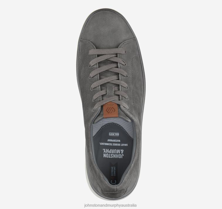 Shoes Gray Nubuck XB6RX172 Johnston & Murphy Men XC4 Foust Lace-to-Toe - Image 2