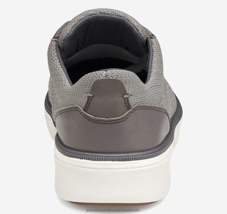 Shoes Gray Recycled Knit XB6RX156 Johnston & Murphy Men XC4 Foust Knit U-Throat - Image 3