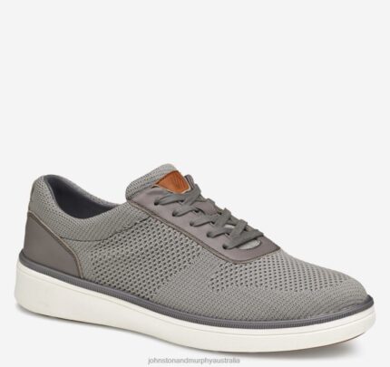 Shoes Gray Recycled Knit XB6RX156 Johnston & Murphy Men XC4 Foust Knit U-Throat