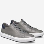 Shoes Gray Sheepskin XB6RX297 Johnston & Murphy Men Anson Lace-to-Toe