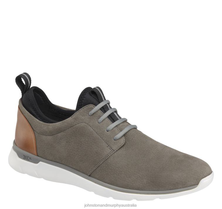 Shoes Gray Waterproof Nubuck XB6RX290 Johnston & Murphy Unisex XC4 Prentiss Plain Toe - Image 4