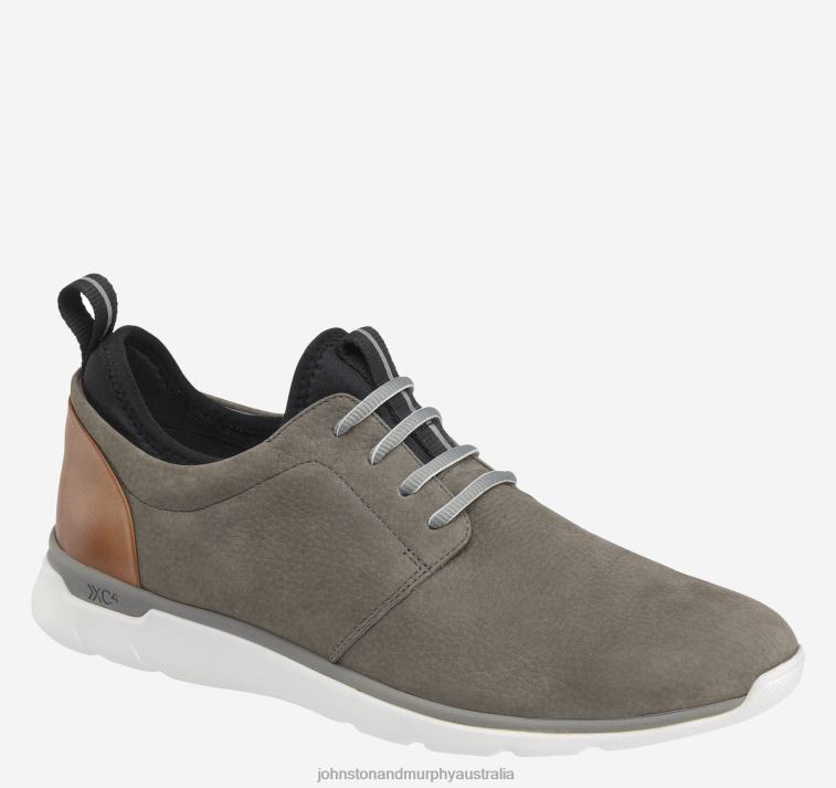 shoes_gray_waterproof_nubuck_xb6rx290_johnston_murphy_unisex_xc4_prentiss_plain_toe.jpg Shoes Gray Waterproof Nubuck XB6RX290 Johnston & Murphy Unisex XC4 Prentiss Plain Toe - Image 1