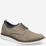 Shoes Gray XB6RX95 Johnston & Murphy Men Duncan Plain Toe