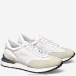 Shoes Ivory Italian Suede/Calfskin XB6RX378 Johnston & Murphy Men Briggs Perfed U-Throat