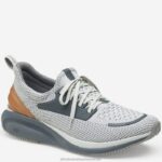 Shoes Light Gray Knit/Full Grain XB6RX5 Johnston & Murphy Men XC4 TR1-Sport Hybrid