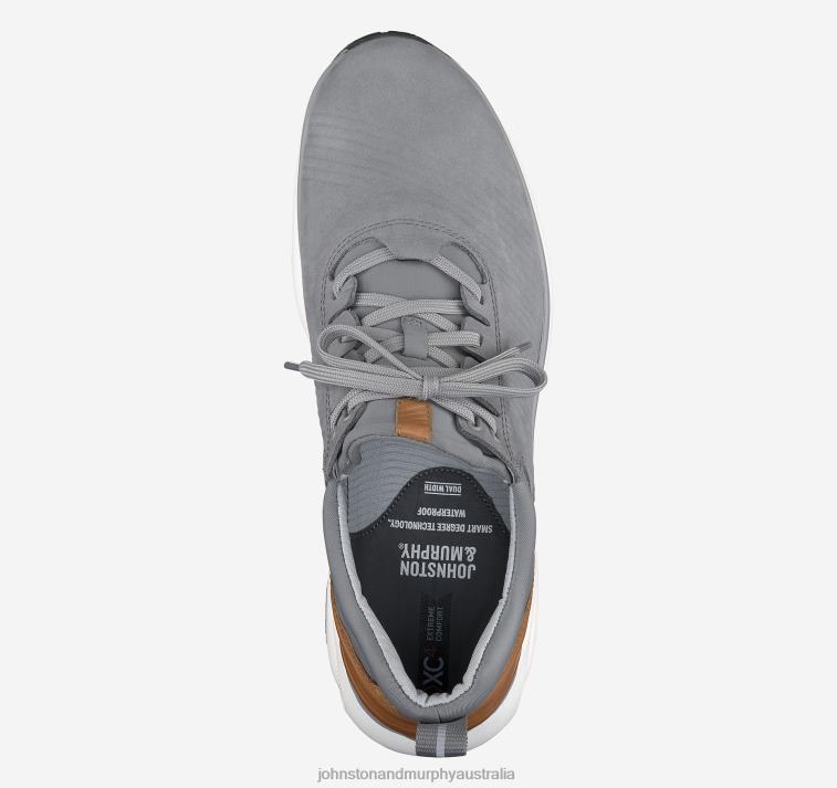 Shoes Light Gray Nubuck XB6RX150 Johnston & Murphy Men XC4 TR1-Luxe Hybrid - Image 2
