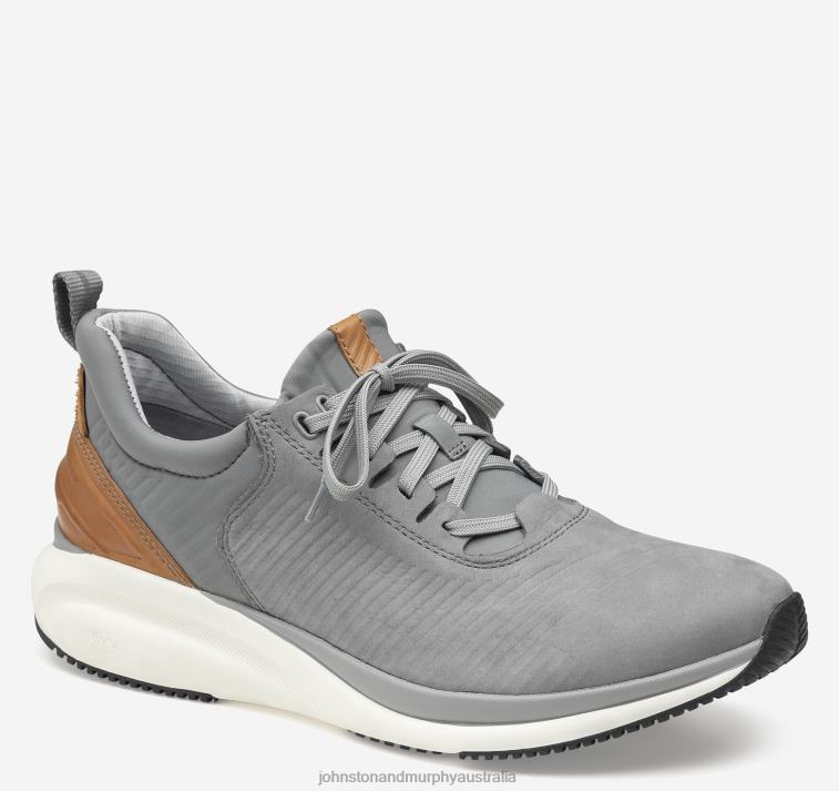 Shoes Light Gray Nubuck XB6RX150 Johnston & Murphy Men XC4 TR1-Luxe Hybrid - Image 1
