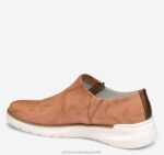 Shoes Light Tan Washed Sheepskin XB6RX1219 Johnston & Murphy Women Emery Zip Sneaker - Image 2