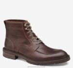 Shoes Mahogany Full Grain XB6RX254 Johnston & Murphy Men Barrett Moc Toe Boot - Image 5