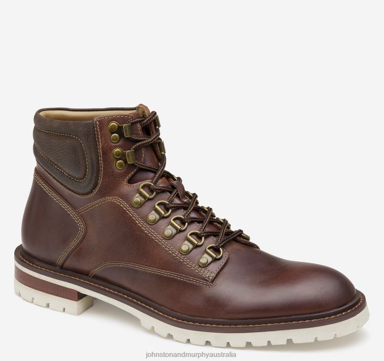 shoes_mahogany_full_grain_xb6rx390_johnston_murphy_men_barrett_alpine_boot.jpg Shoes Mahogany Full Grain XB6RX390 Johnston & Murphy Men Barrett Alpine Boot - Image 1