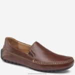 Shoes Mahogany Full Grain XB6RX60 Johnston & Murphy Men Cort Whipstitch Venetian