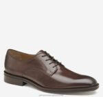 Shoes Mahogany Italian Calfskin XB6RX193 Johnston & Murphy Men Meade Plain Toe