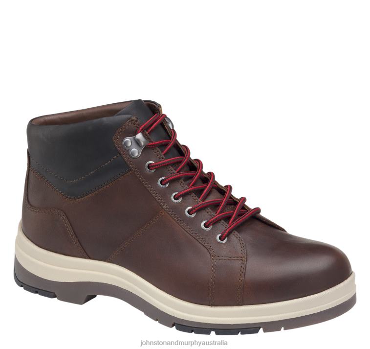 Shoes Mahogany Oiled Full Grain XB6RX283 Johnston & Murphy Unisex XC4 Cahill Alpine Boot - Image 3