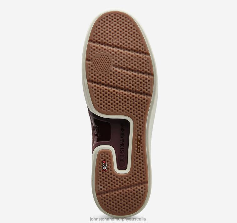 Shoes Mahogany Tumbled Full Grain XB6RX108 Johnston & Murphy Men XC4 Foust Lace-to-Toe - Image 4