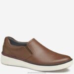 Shoes Mahogany Tumbled Full Grain XB6RX253 Johnston & Murphy Men XC4 Foust Slip-On