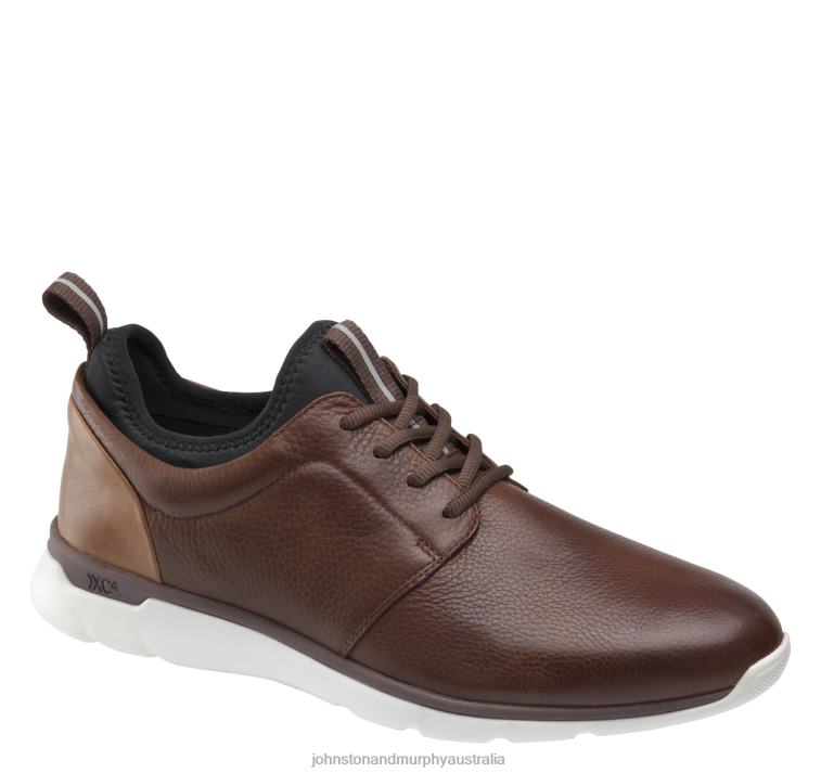 Shoes Mahogany Waterproof Full Grain XB6RX212 Johnston & Murphy Unisex XC4 Prentiss Plain Toe - Image 4