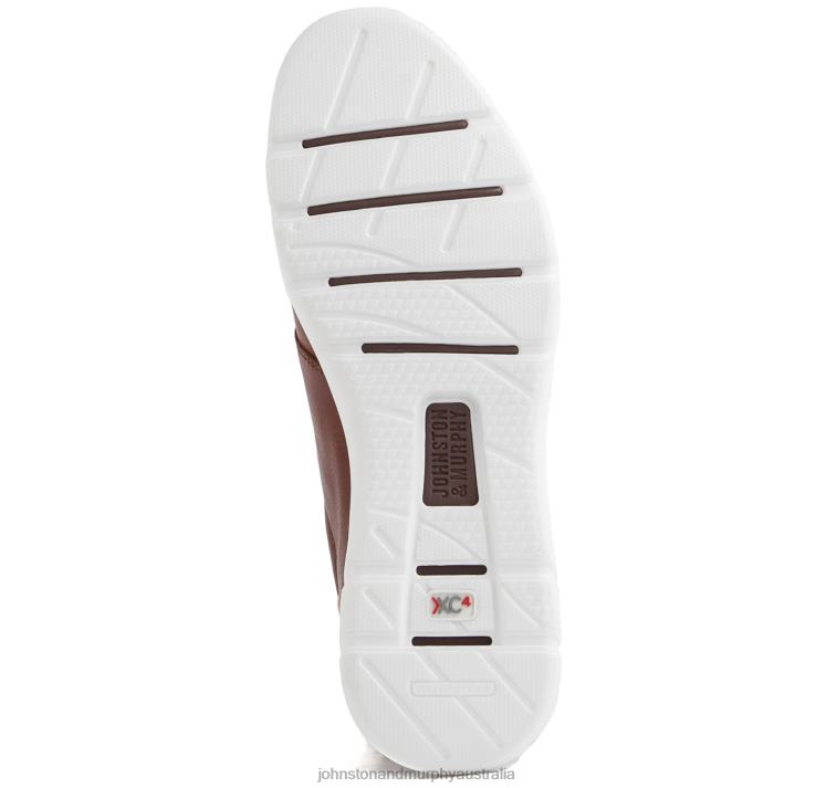 Shoes Mahogany Waterproof Leather XB6RX352 Johnston & Murphy Unisex XC4 Prentiss U-Throat - Image 3