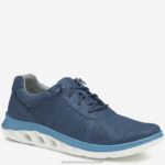 Shoes Navy Breathable Full Grain XB6RX354 Johnston & Murphy Men Activate U-Throat