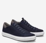 Shoes Navy English Suede XB6RX376 Johnston & Murphy Men Anson Lace-to-Toe