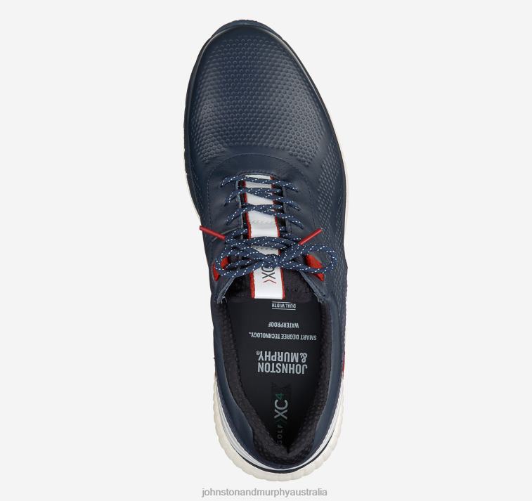 Shoes Navy Full Grain XB6RX217 Johnston & Murphy Men XC4 H3-Luxe Hybrid - Image 2