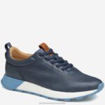 Shoes Navy Full Grain XB6RX266 Johnston & Murphy Men Kinnon Perfed Jogger