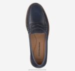 Shoes Navy Full Grain XB6RX362 Johnston & Murphy Men Halstead Penny - Image 2
