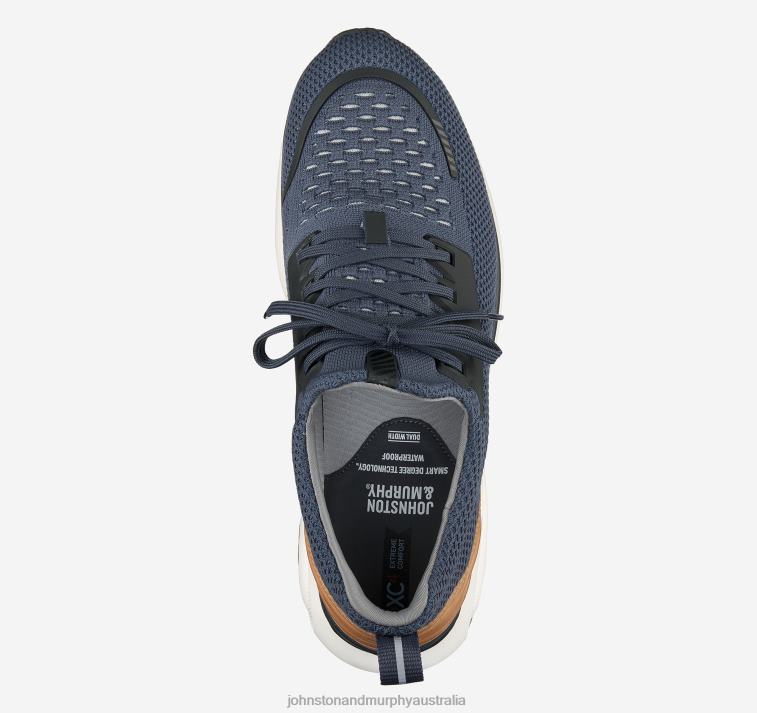 Shoes Navy Knit/Full Grain XB6RX78 Johnston & Murphy Men XC4 TR1-Sport Hybrid - Image 2