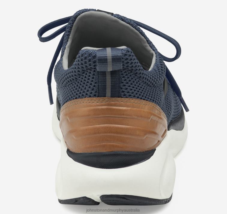 Shoes Navy Knit/Full Grain XB6RX78 Johnston & Murphy Men XC4 TR1-Sport Hybrid - Image 3