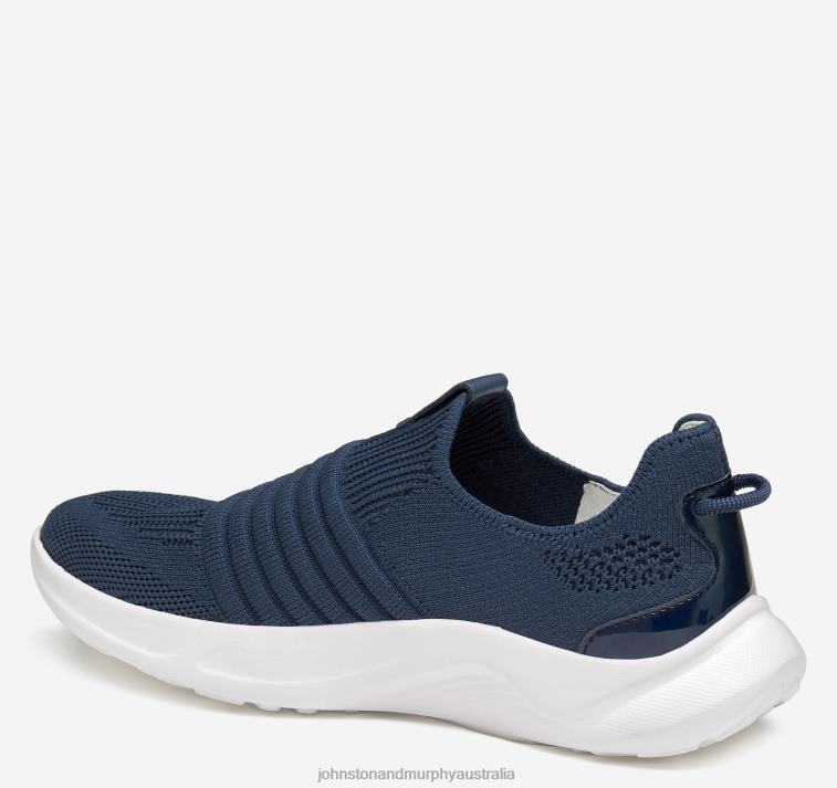 Shoes Navy Knit XB6RX1232 Johnston & Murphy Women Escape Knit Slip-On - Image 2
