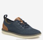 Shoes Navy Knit XB6RX1343 Johnston & Murphy Boy Little Kid McGuffey Knit U-Throat - Image 5