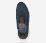 Shoes Navy Knit XB6RX1 Johnston & Murphy Men Amherst Knit U-Throat - Image 2