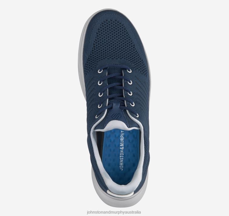 Shoes Navy Knit XB6RX69 Johnston & Murphy Men Escape Knit U-Throat - Image 2