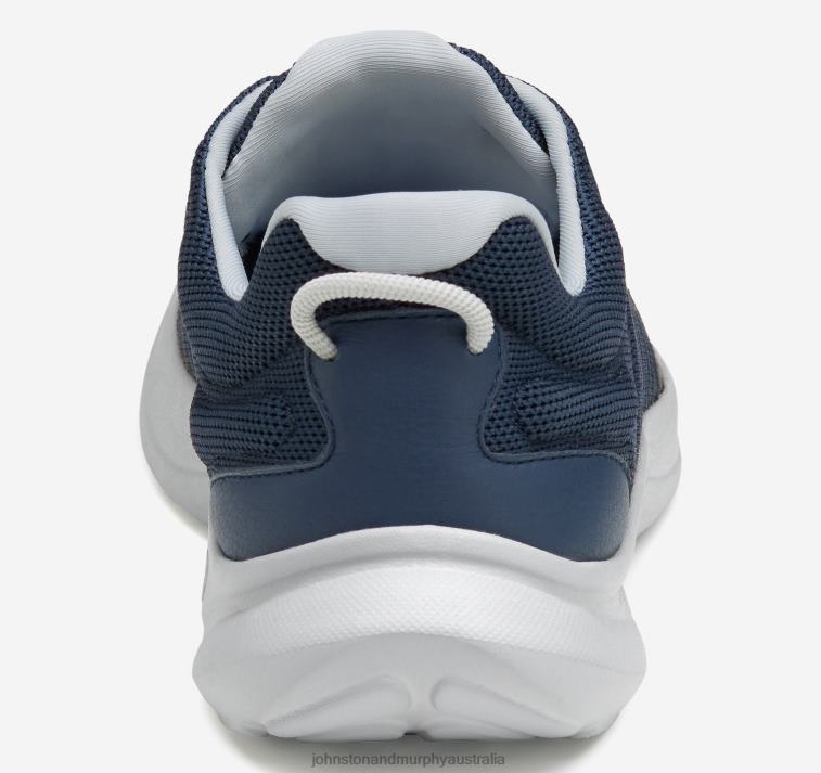 Shoes Navy Knit XB6RX69 Johnston & Murphy Men Escape Knit U-Throat - Image 3