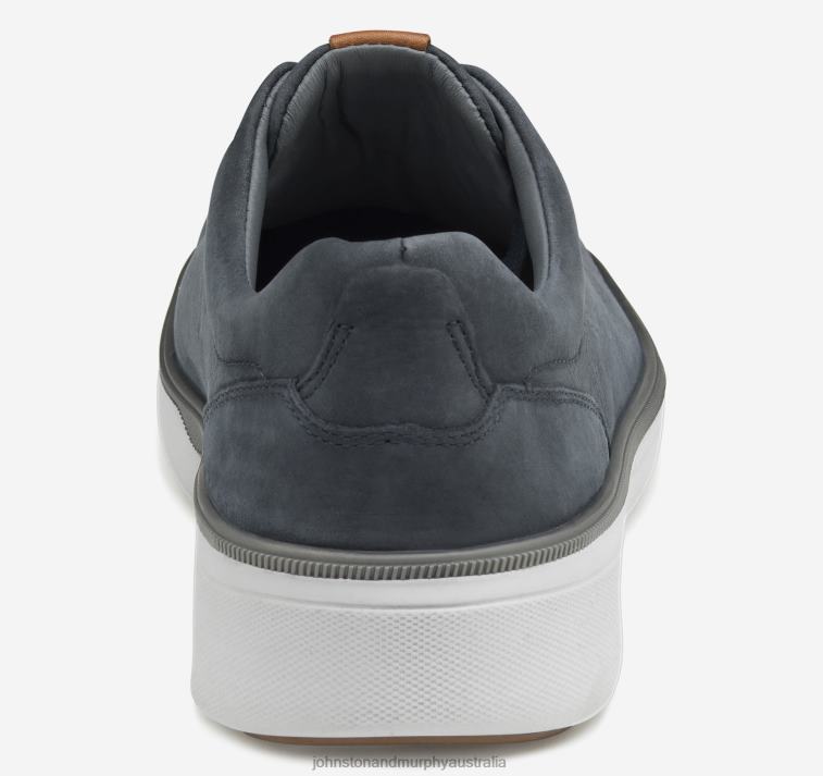 Shoes Navy Nubuck XB6RX157 Johnston & Murphy Men XC4 Foust Lace-to-Toe - Image 3