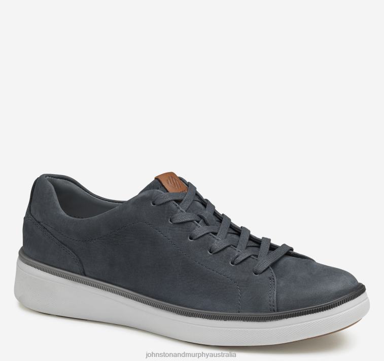 shoes_navy_nubuck_xb6rx157_johnston_murphy_men_xc4_foust_lace_to_toe.jpg Shoes Navy Nubuck XB6RX157 Johnston & Murphy Men XC4 Foust Lace-to-Toe - Image 1