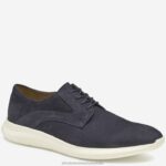 Shoes Navy Nubuck XB6RX299 Johnston & Murphy Men Hennings Plain Toe