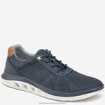 Shoes Navy Nubuck XB6RX92 Johnston & Murphy Men Activate U-Throat