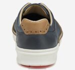 Shoes Navy Oiled Embossed Full Grain XB6RX158 Johnston & Murphy Men McGuffey GL2 Hybrid Plain Toe - Image 3