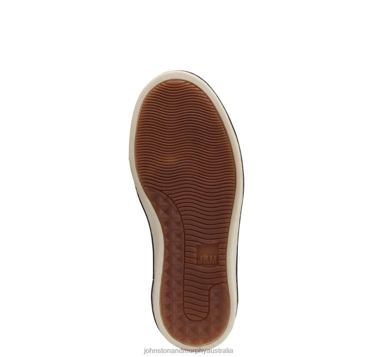 Shoes Navy Oiled Nubuck XB6RX1363 Johnston & Murphy Boy Little Kid McGuffey Plain Toe - Image 4