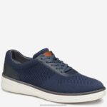 Shoes Navy Recycled Knit XB6RX134 Johnston & Murphy Men XC4 Foust Knit U-Throat
