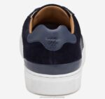Shoes Navy Suede/Washed Sheepskin XB6RX82 Johnston & Murphy Men Banks U-Throat - Image 3