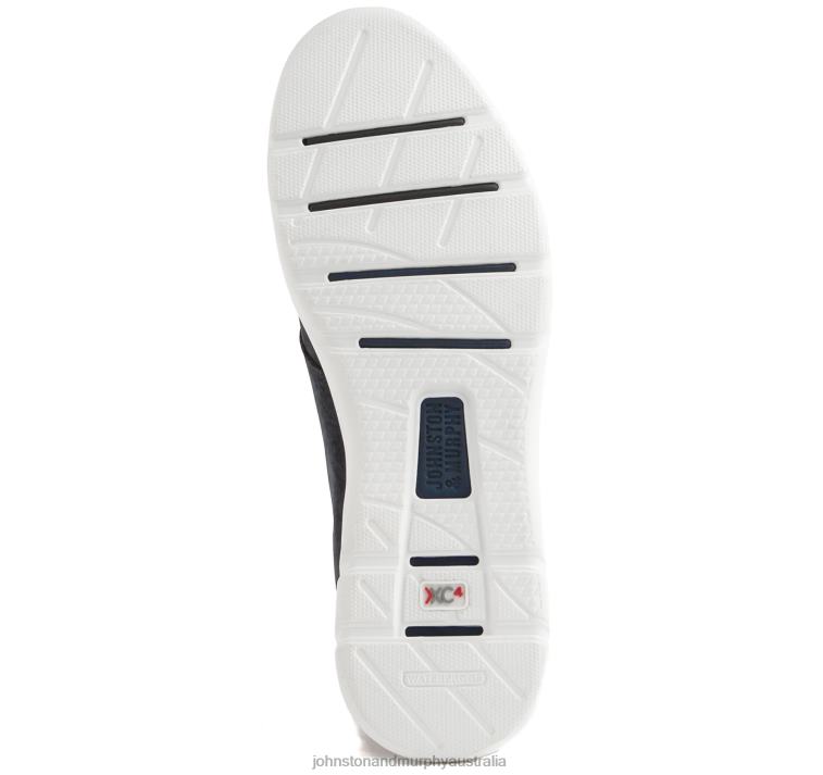 Shoes Navy Waterproof Nubuck XB6RX339 Johnston & Murphy Unisex XC4 Prentiss Plain Toe - Image 3