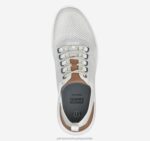 Shoes Off White Knit XB6RX10 Johnston & Murphy Men Amherst Knit U-Throat - Image 2